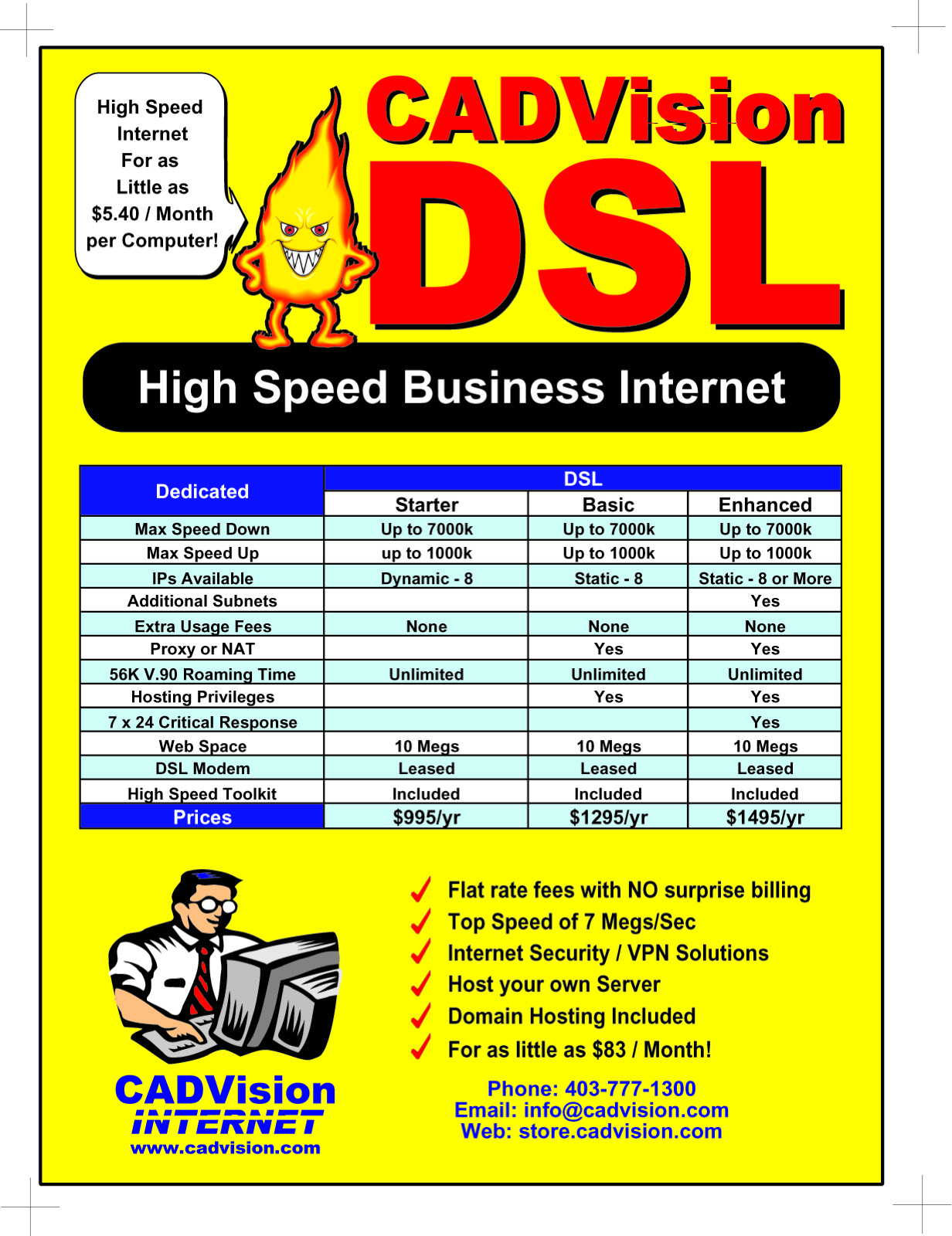 Calgary DSL ad