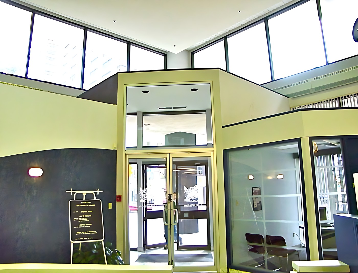 Street Corner Entrance