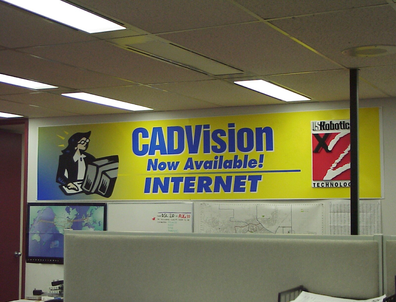 The office banner
