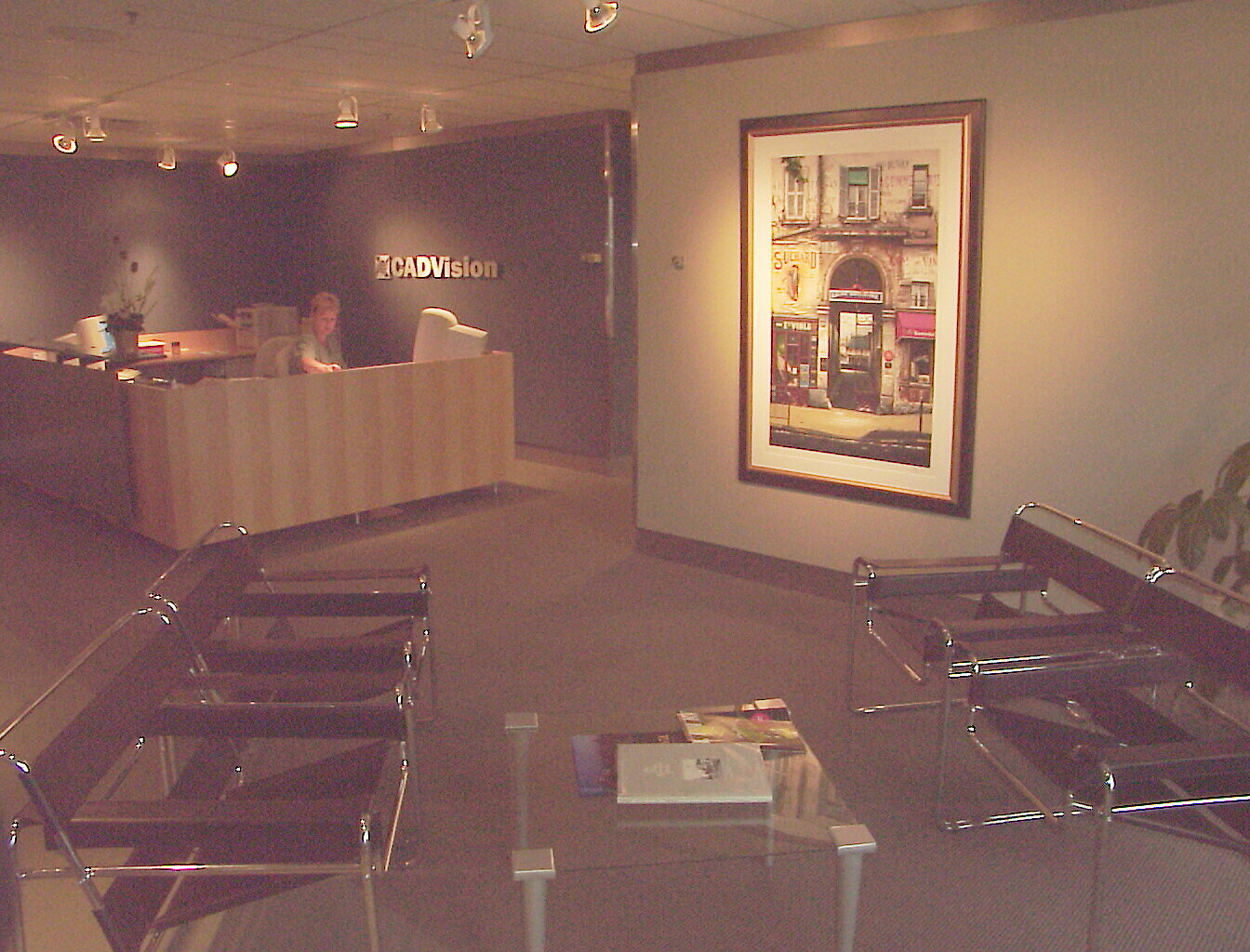 The reception lounge