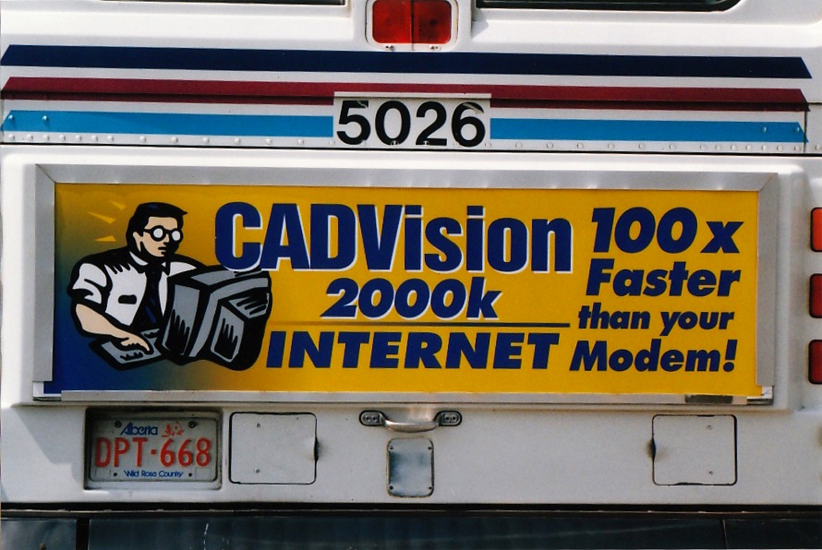 Bus back — 100x Faster than your Modem
