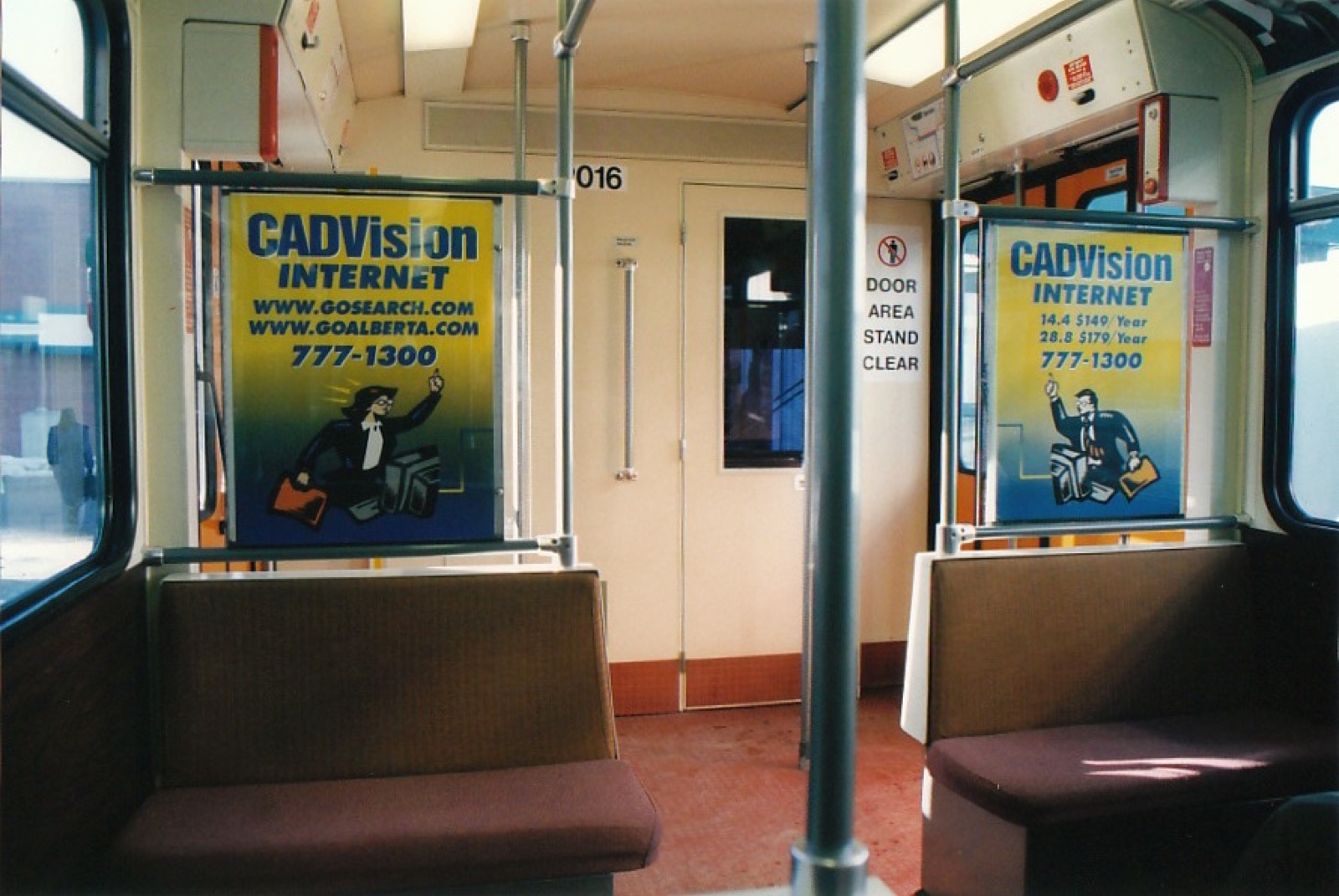 CTrain interior — GoSearch & rates